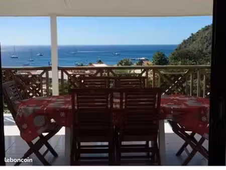 loc au mois selon dispo. villa t4  300m de plage et village  immense terrasse vue mer