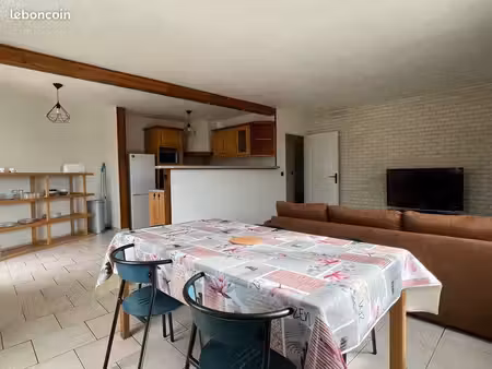 appartement meublé – idéal colocation étudiante – 2 chambres – 1 450 cc