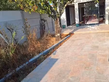 belle maison neuve meublée-équipée 55m2  3 pièces avec mezzanine  jardin  terrasse et park