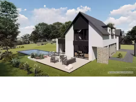 terrain avec maison neuf à vendre