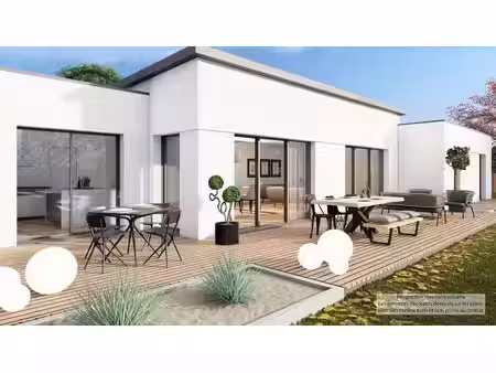 terrain avec maison neuf à vendre