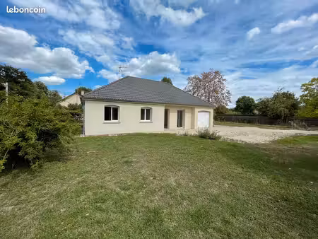 à louer – maison 4 pièces plain-pied avec garage et jardin à lusigny-sur-barse
