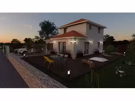 terrain avec maison neuf à vendre