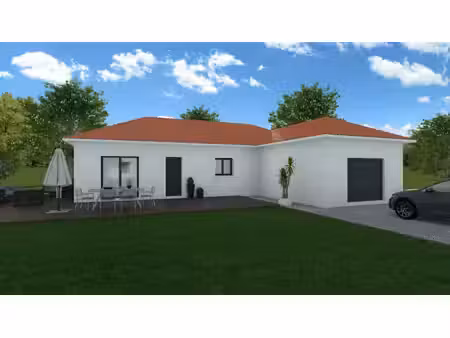 terrain avec maison neuf à vendre