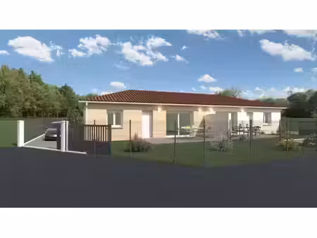 terrain avec maison neuf à vendre