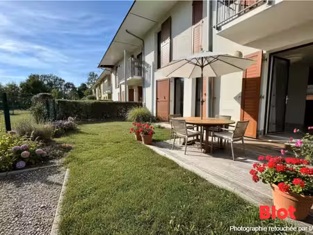 exclusivité blot immobilier – appartement t3 avec jardin  garage et parking à breteil