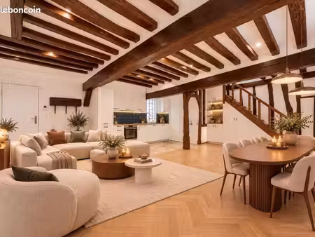duplex rénové | centre-ville de rouen | prestige et luminosité