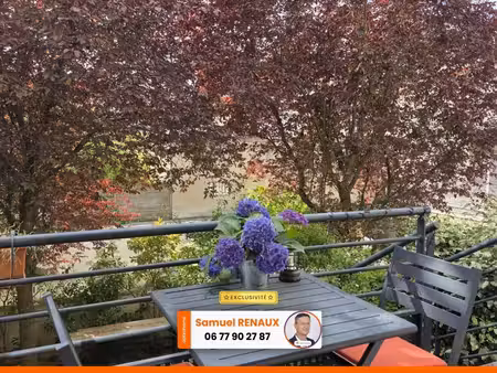 alfortville - duplex de 3 pièces avec balcon  jardin et 2 parking