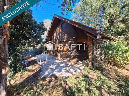 chalet à rénover ou terrain pour votre futur projet de construction après démolition