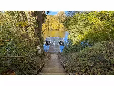 île de vaux-sur-seine - maison récente avec ponton privatif