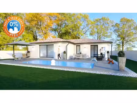 terrain avec maison neuf à vendre