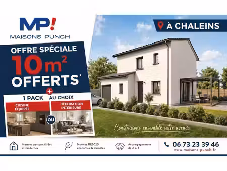 terrain avec maison neuf à vendre