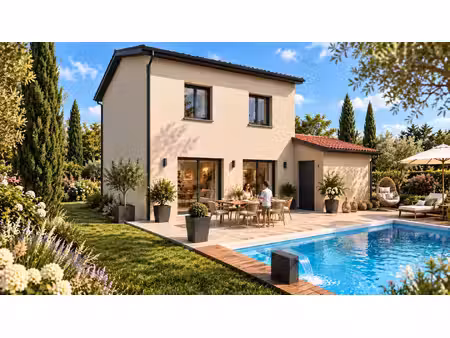terrain avec maison neuf à vendre