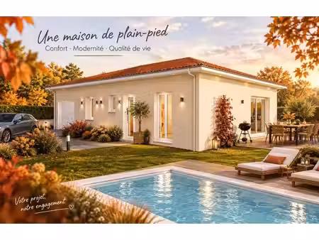 terrain avec maison neuf à vendre