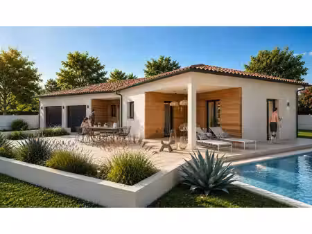 terrain avec maison neuf à vendre