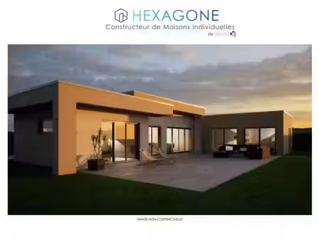 terrain avec maison neuf à vendre