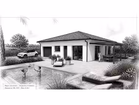 terrain avec maison neuf à vendre