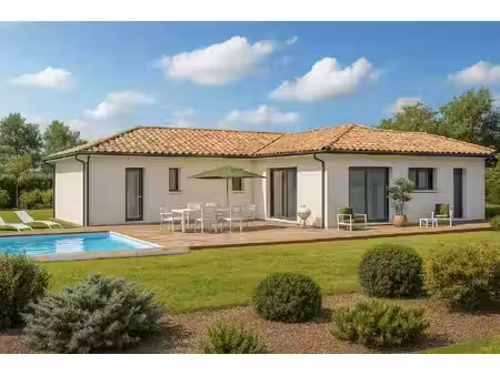 terrain avec maison neuf à vendre