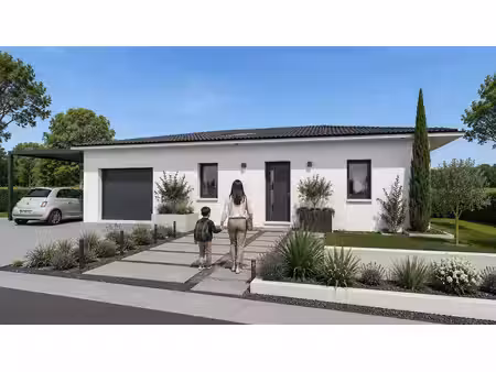 terrain avec maison neuf à vendre