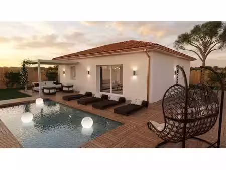 terrain avec maison neuf à vendre