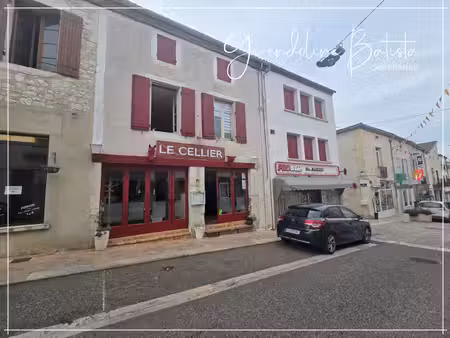 immeuble de caractère 190m2 avec local commercial et appartement t3