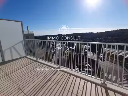 studio meublé avec vue panoramique à saint-jeannet