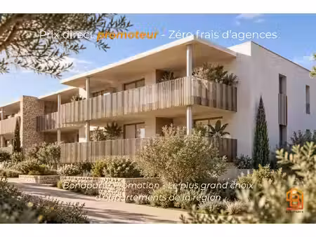 - clarensac – t2 neuf avec terrasse de 18 m² – résidence intimiste de standing