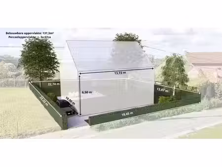 terrain à bâtir à vendre à gooik pour € 155.000
