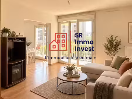 t2 de 50 m² - lumineux  balcon  évolutif en t3 avec potentiel