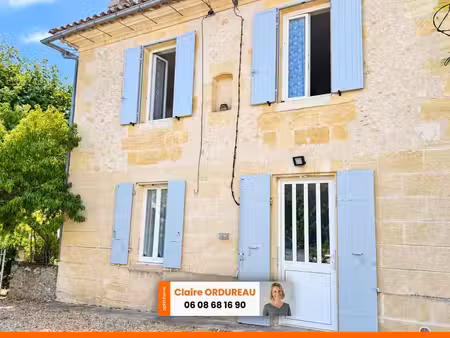 maison en pierre 180 m² + dépendance 80 m²  garage 45 m² et jardin de 1 400 m²