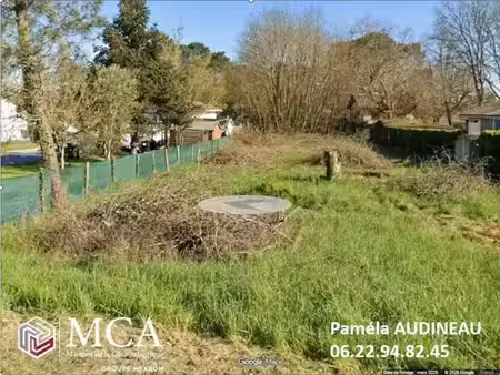 vente terrain 2000 m² à virelade (33720)  98 000 €