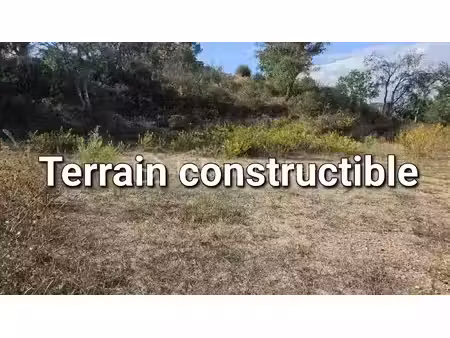 vente terrain 1400 m² à vidauban (83550)  166 000 €