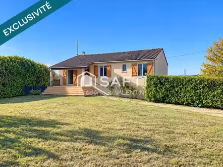 gragnague : maison de plain-pied 96 m² t5 avec sous-sol 96 m² parcelle 2048 m2