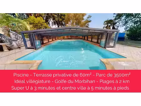 arradon - espaces extérieurs exceptionnels - piscine