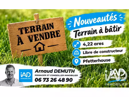 terrain à bâtir à pfetterhouse (68480)