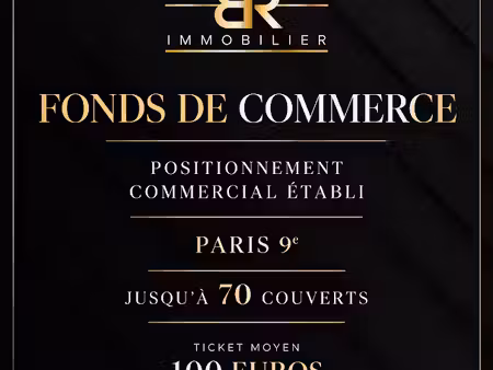 vente locaux professionnels 1 pièce 172 m² à paris 9ème (75009)  420 000 €