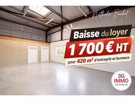 location locaux professionnels 320 m² à bignicourt-sur-marne (51300)  1 711 €