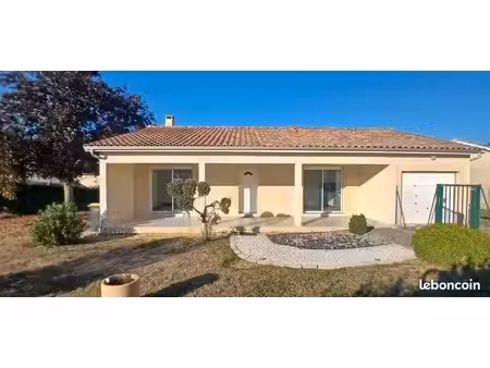maison location excellent état bonnetan 101m2 avec 3 ch jardin et arrêt de bus à 200m pour