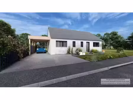 terrain avec maison neuf à vendre