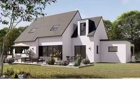 terrain avec maison neuf à vendre