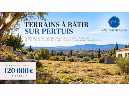 terrain constructible neuf à vendre