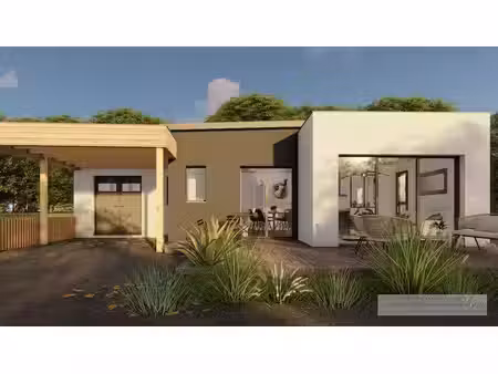 terrain avec maison neuf à vendre