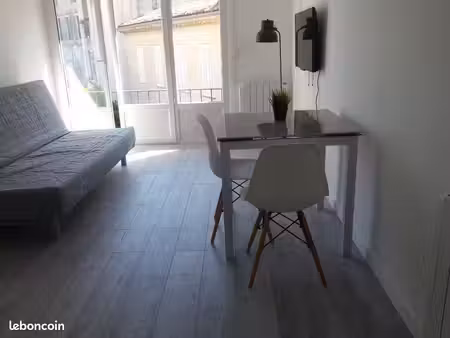 studio meublé 21m2 location moyenne durée