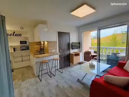 loue studio meublé climatisé
