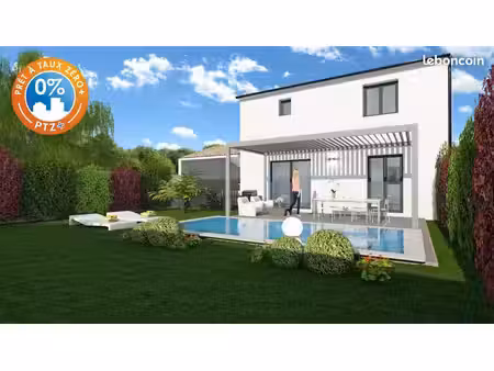 projet de construction d'une maison 99 m² avec terrain à bagnols-sur-ceze (30)