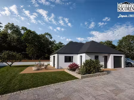 projet de construction d'une maison 91 m² avec terrain à loctudy (29)