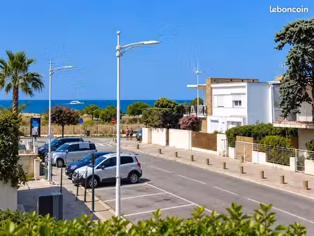 appartement 3 pièces 50 m² – boucanet – 2e ligne – vue mer – terrasse – parking