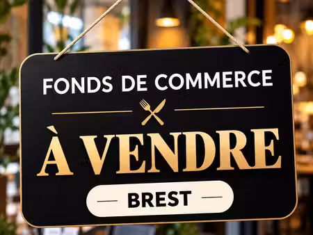fonds de commerce restaurant – brest – 59 m² – terrasse – 80 000