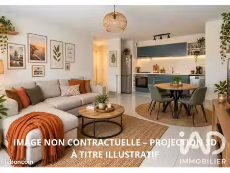 appartement 3 pièces 60 m²