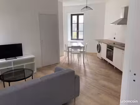 appartement t2 - 40m2 - dans petit immeuble restauré à neuf - meublé - centre-ville histor